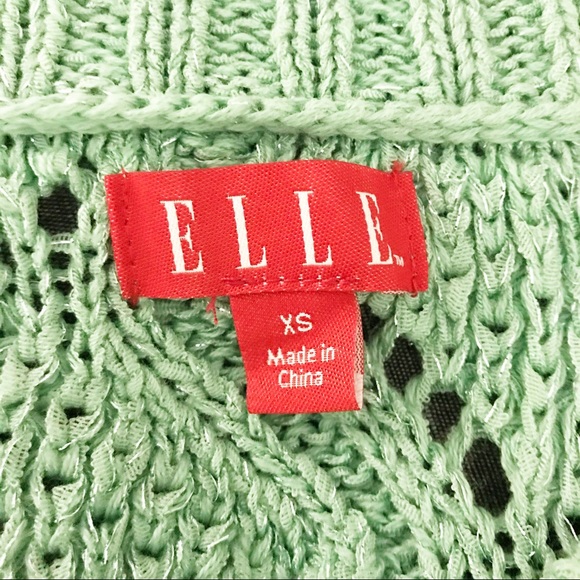 Elle Mint Green Sweater - Picture 2 of 9